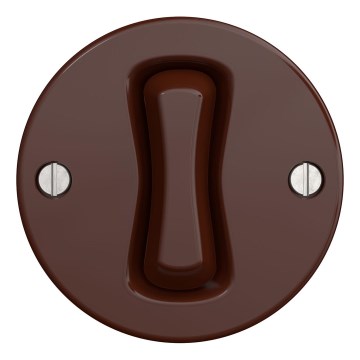 Kliklap - Vintage kruisschakelaar nr. 7 bruin