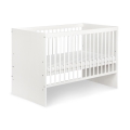 KLUPŚ - Babybed KAROLINA I 120x60 cm grenen/wit
