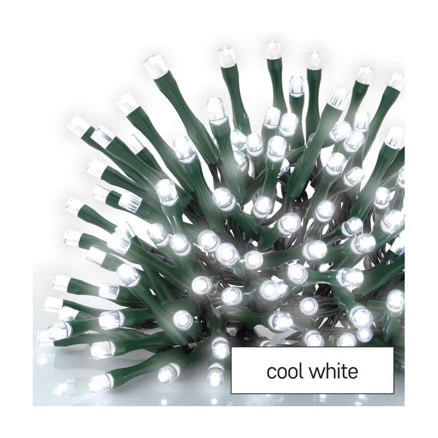 Koel Wit LED Kerst buitenketting 500x LED / 55m IP44
