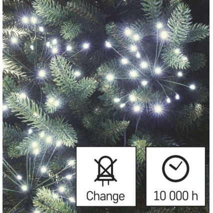 Koel wit LED kerstketting 450x LED / 11m