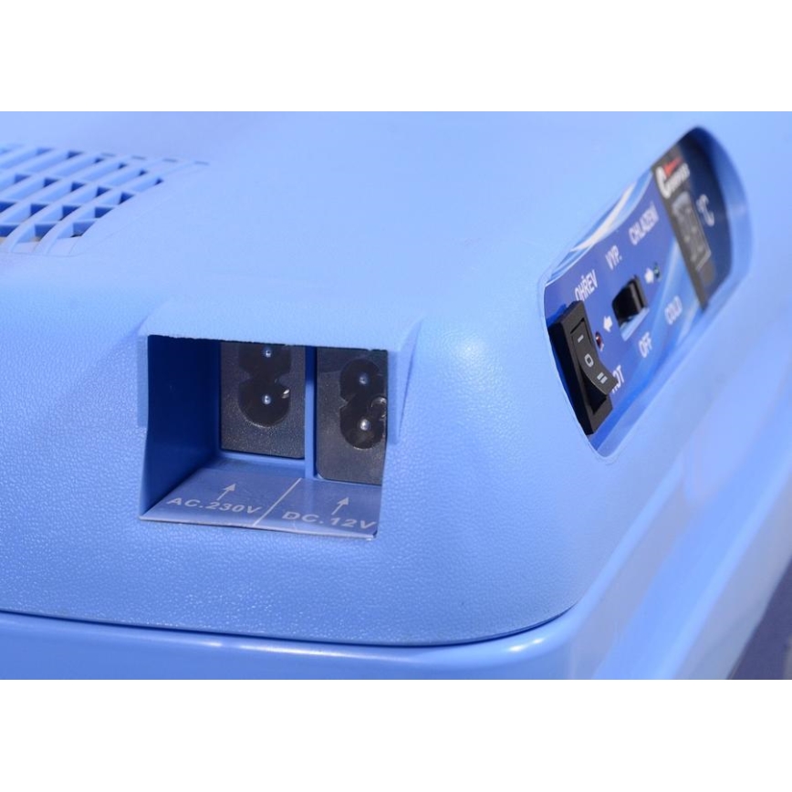 Koelbox met display, 48 W, 230/12 V, 25 l, blauw