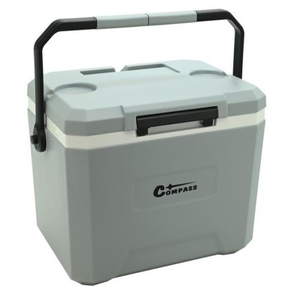 Koelbox met koelelement, 16 l, grijs