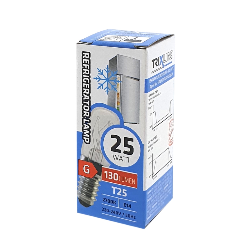 Koelkast lampje T25 E14/25W/230V 2700K