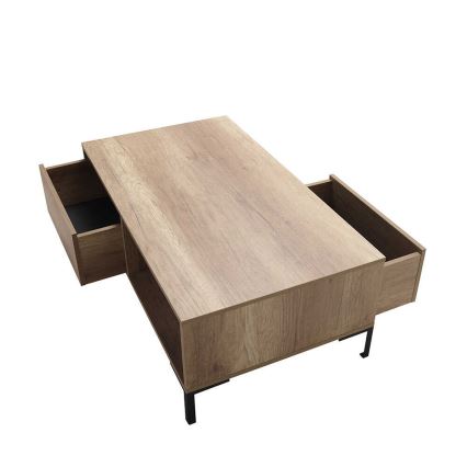 Koffie Tafel 42x103 cm bruin