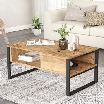 Koffie Tafel 44,4x100 cm grenen atlantic