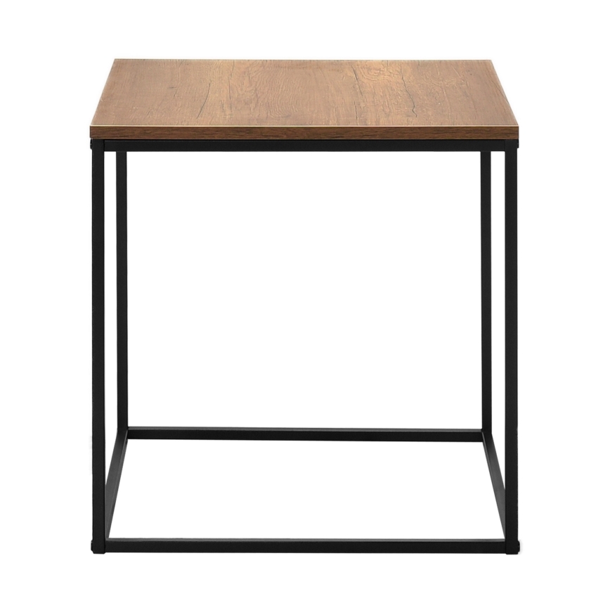 Koffie Tafel 52x50 cm bruin