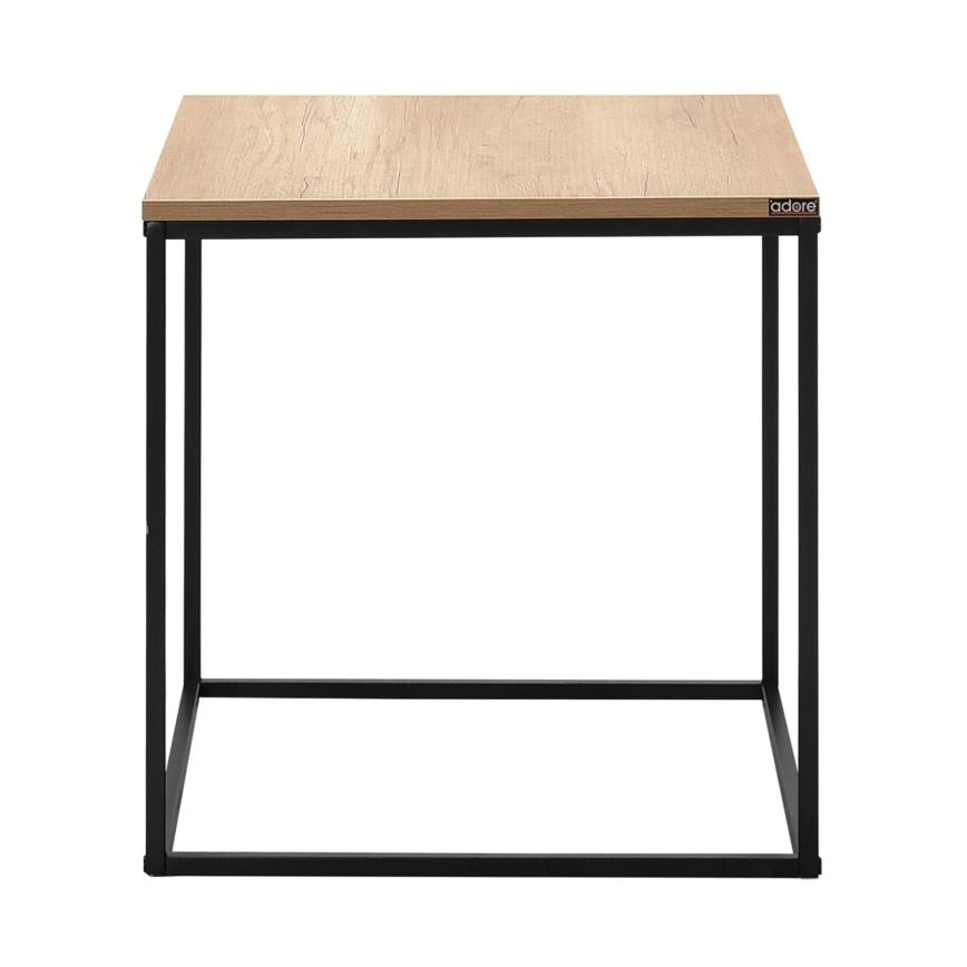 Koffie Tafel 52x50 cm bruin