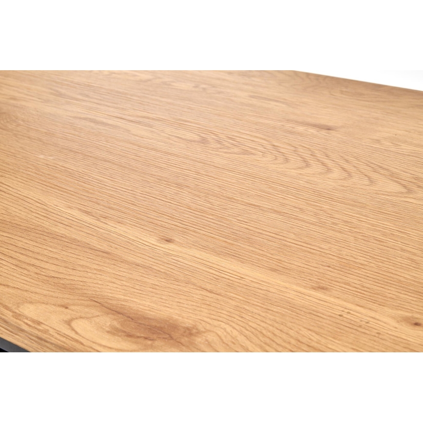 Koffie Tafel ARTIGA 45x105 cm zwart/beige