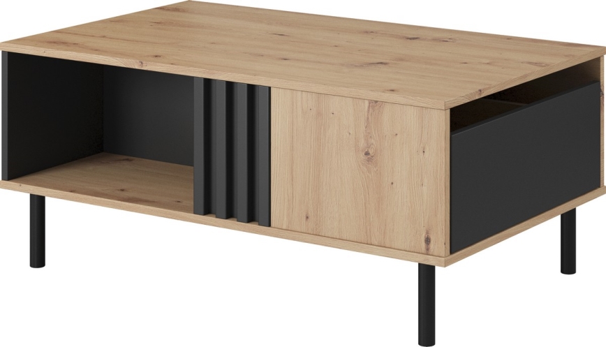 Koffie Tafel BADIA eiken/antraciet