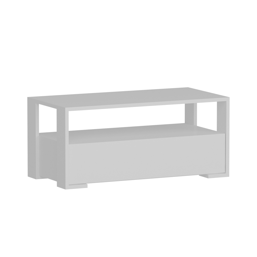 Koffie Tafel BALINA 40x90 cm wit