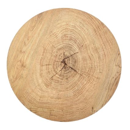 Koffie Tafel BROOKLYN 45x45 cm zwart/beige