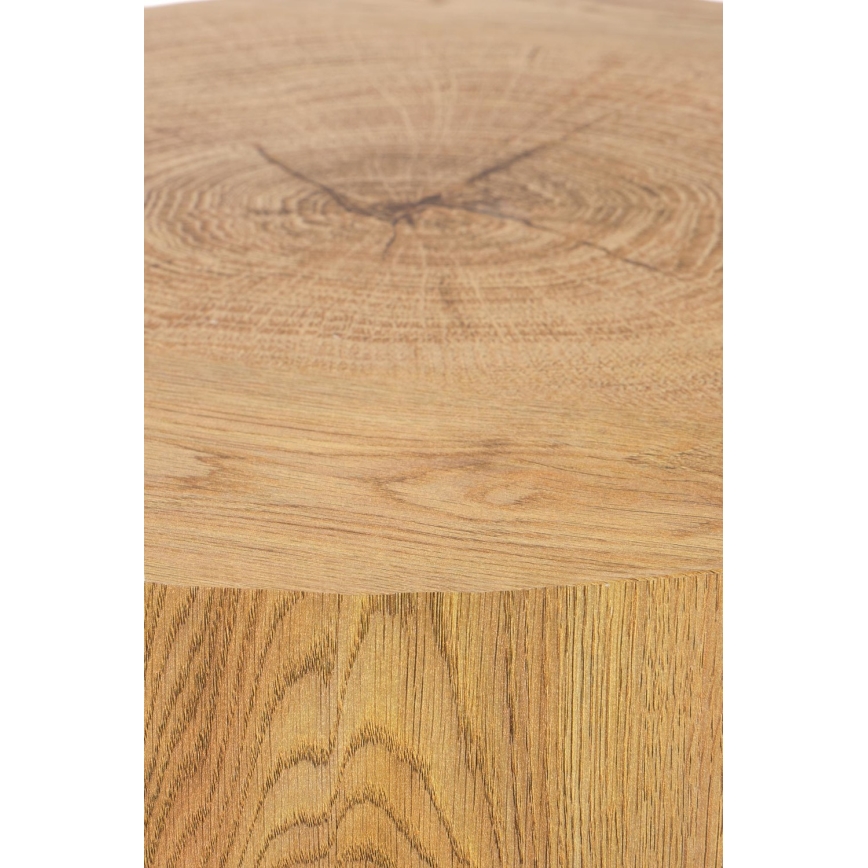 Koffie Tafel BROOKLYN 45x45 cm zwart/beige