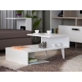 Koffie Tafel CONCETTA 40x90 cm wit