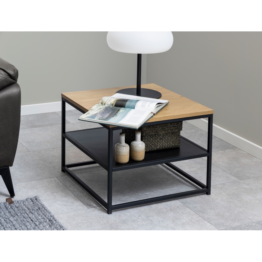 Koffie Tafel CORA eiken/zwart