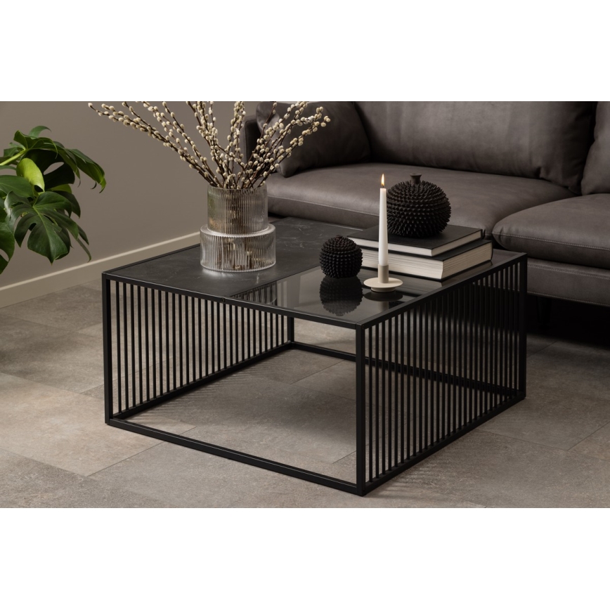 Koffie Tafel DEVIN zwart