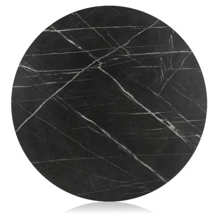Koffie Tafel DIAMOND 40x70 cm zwart/goud