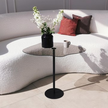 Koffie Tafel DIOR 50x60 cm zwart