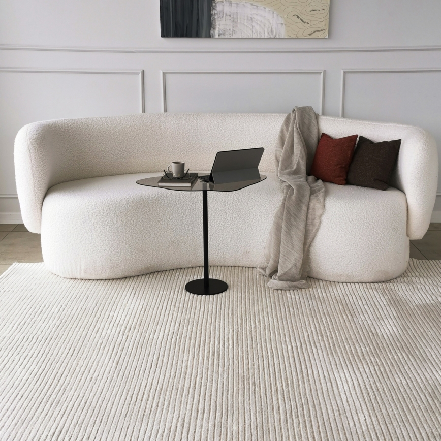 Koffie Tafel DIOR 50x60 cm zwart