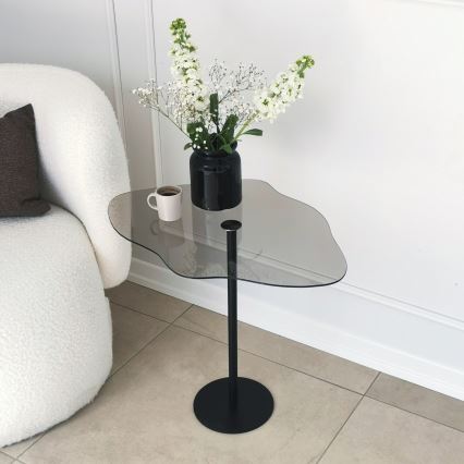 Koffie Tafel DIOR 50x60 cm zwart