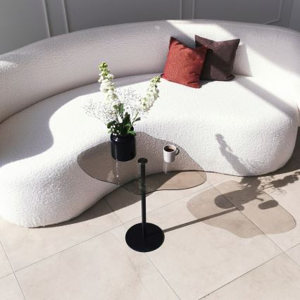 Koffie Tafel DIOR 50x60 cm zwart