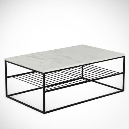 Koffie Tafel ETNA 43x95 cm grijs/zwart