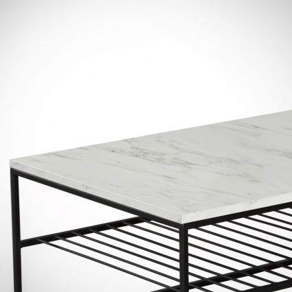 Koffie Tafel ETNA 43x95 cm grijs/zwart