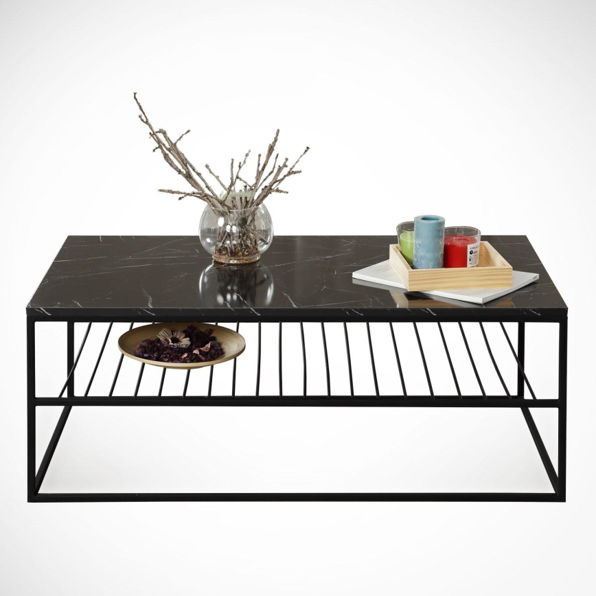 Koffie Tafel ETNA 43x95 cm zwart