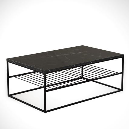 Koffie Tafel ETNA 43x95 cm zwart