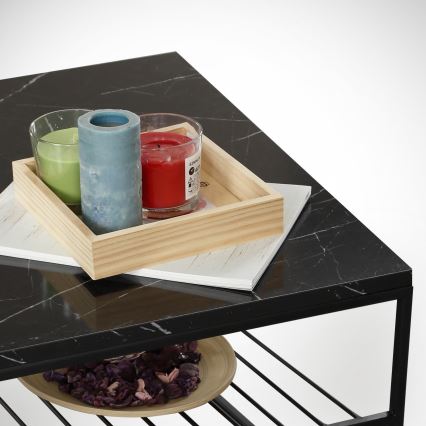 Koffie Tafel ETNA 43x95 cm zwart