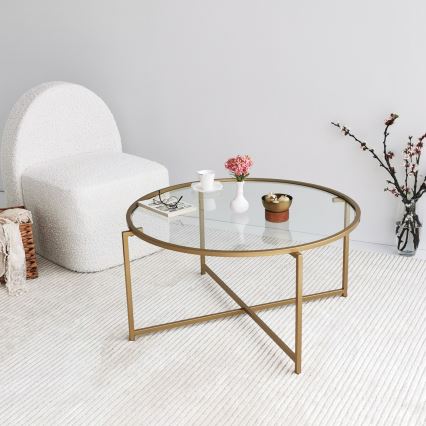 Koffie Tafel GOLD SUN 40x83 cm goud