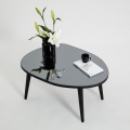 Koffie Tafel GUSTO 38x75 cm zwart