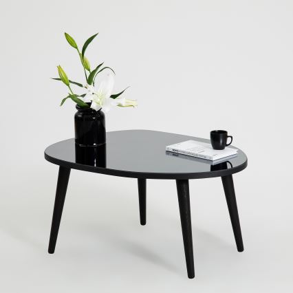 Koffie Tafel GUSTO 38x75 cm zwart