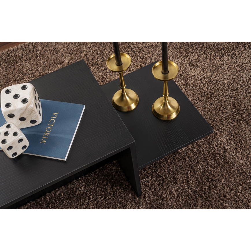 Koffie Tafel HARMONY 40x80 cm zwart