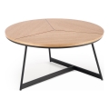 Koffie Tafel KARIDA 41x80 cm beige/zwart