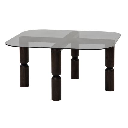 Koffie Tafel KEI 40x80 cm bruin/zwart