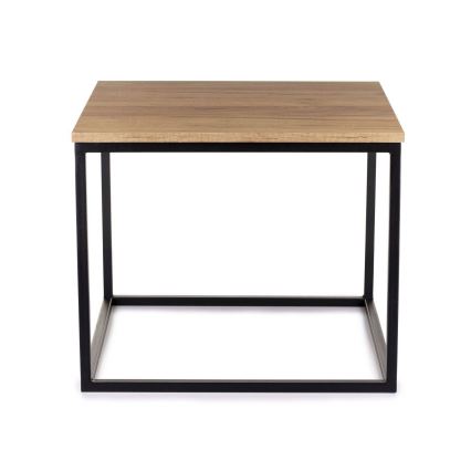 Koffie Tafel KVADRATO 50x61 cm zwart