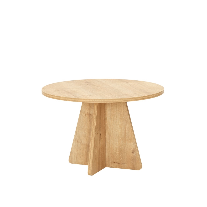 Koffie Tafel MUSHROOM 40x60 cm saffier eiken