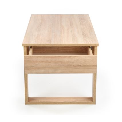 Salontafel met lades NEA 52x110 cm beige/eiken sonoma