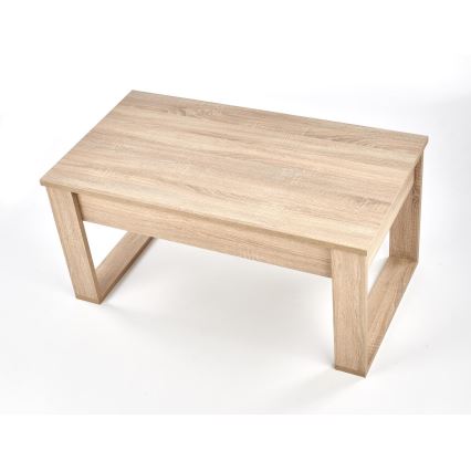 Salontafel met lades NEA 52x110 cm beige/eiken sonoma