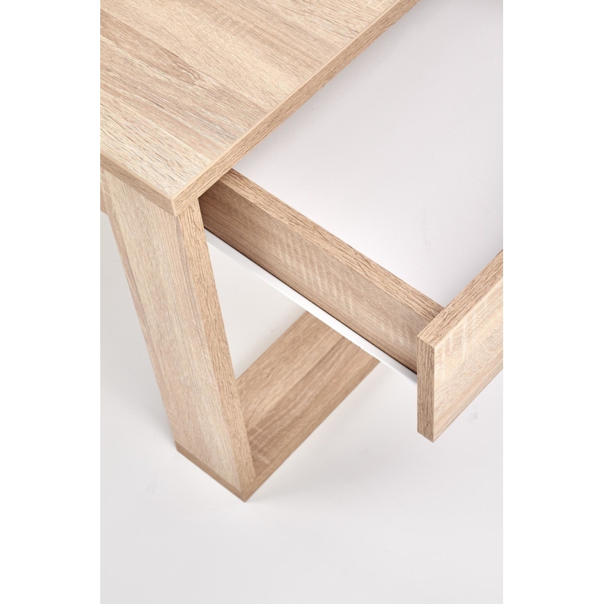 Salontafel met lades NEA 52x110 cm beige/eiken sonoma