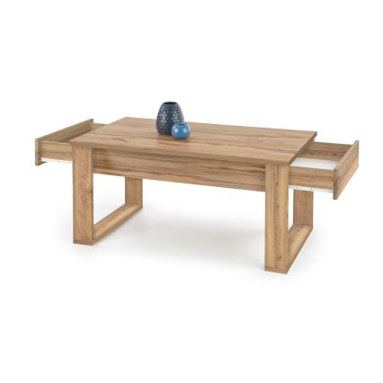 Salontafel met lades NEA 52x110 cm bruin/eiken wotan
