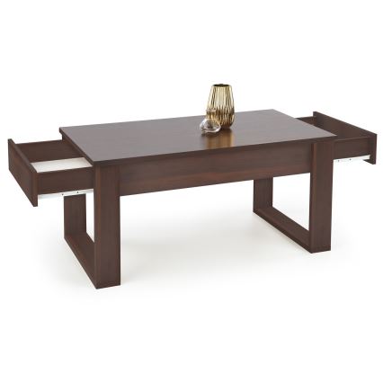 Salontafel met lades NEA 52x110 cm bruin