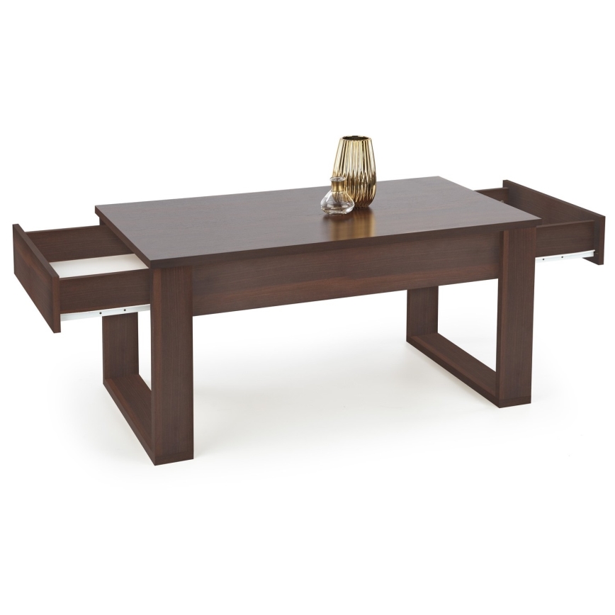 Salontafel met lades NEA 52x110 cm bruin