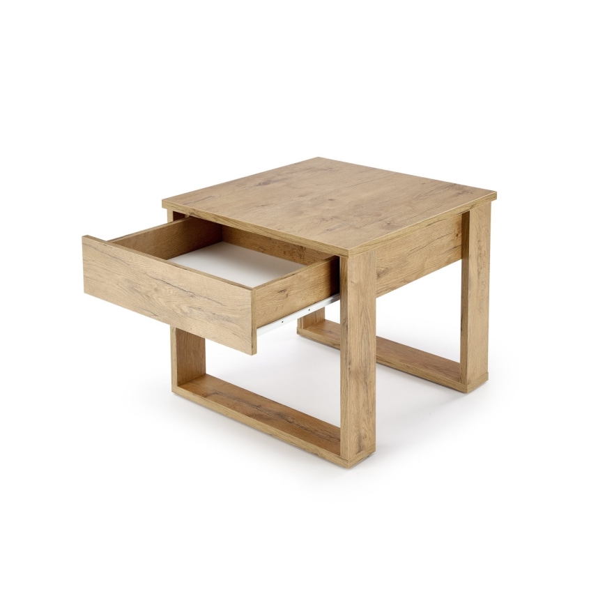 Salontafel met lade NEA 52x60 cm eiken wotan