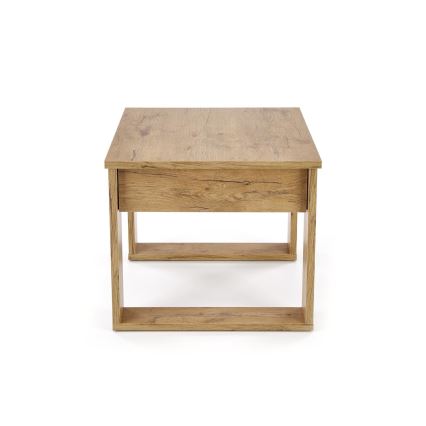Salontafel met lade NEA 52x60 cm eiken wotan
