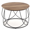 Koffie Tafel NUBIRA 41x60 cm zwart/bruin