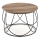 Koffie Tafel NUBIRA 41x60 cm zwart/bruin