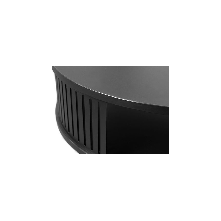 Koffie Tafel ROENNI 44x75 cm zwart/wit