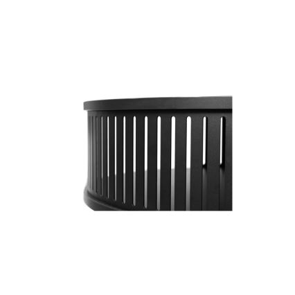 Koffie Tafel ROENNI 44x75 cm zwart/wit