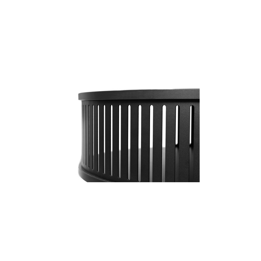 Koffie Tafel ROENNI 44x75 cm zwart/wit